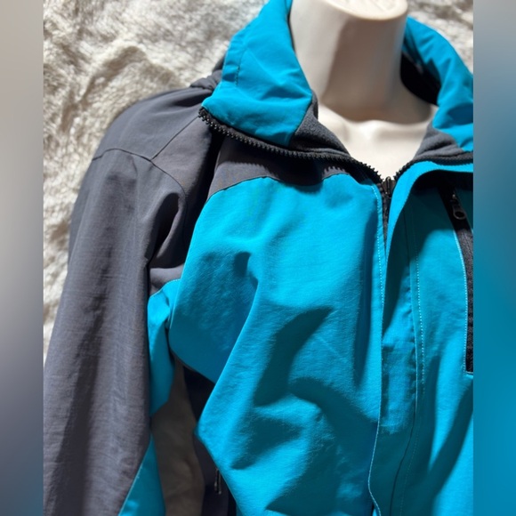 THE NORTH FACE  Womens SUMMIT HYBRID HOODIE Y2K Vintage Large Fleece Fully Lined - Picture 4 of 15